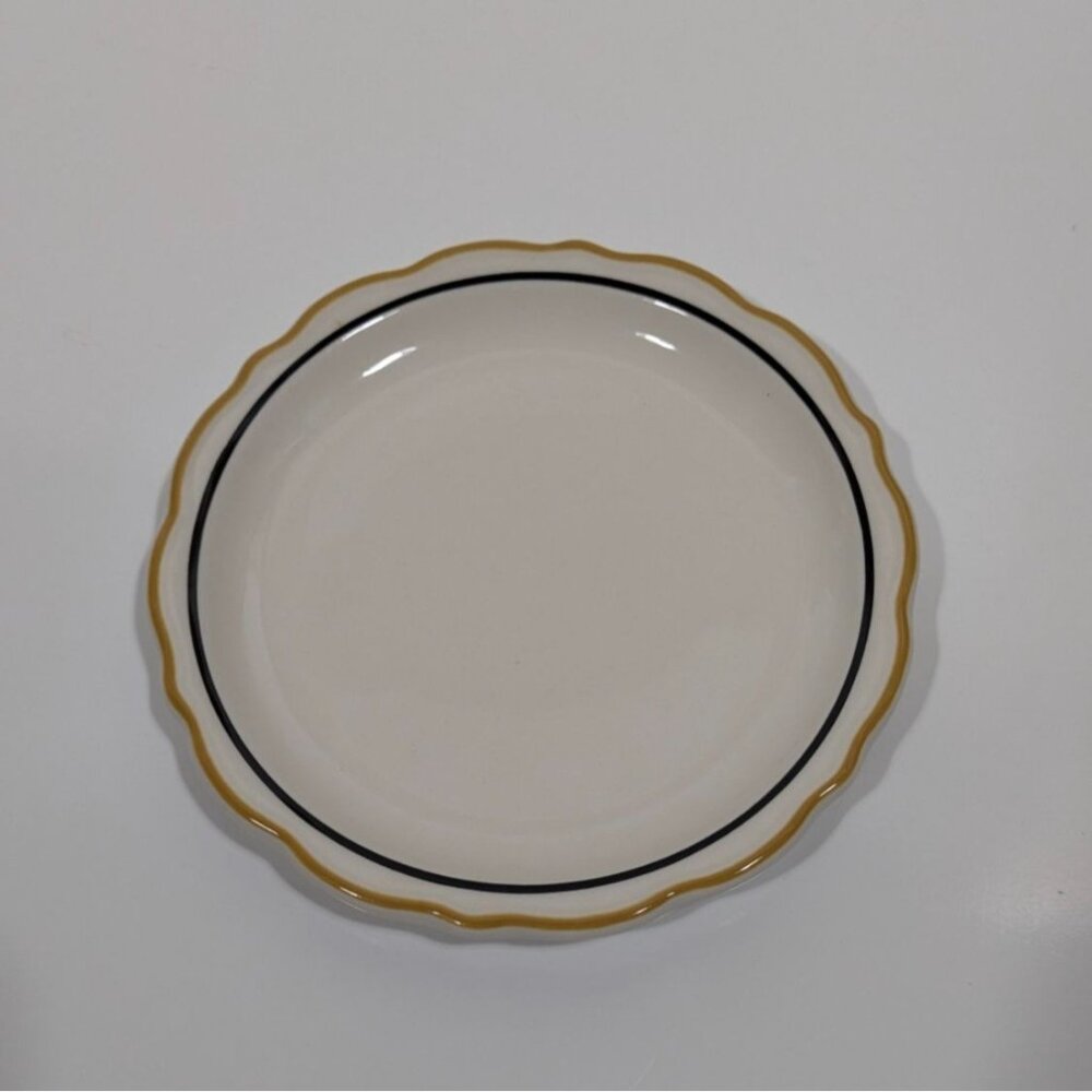 Syracuse China Restaurant Ware Scalloped Plate Dessert Salad Bread White